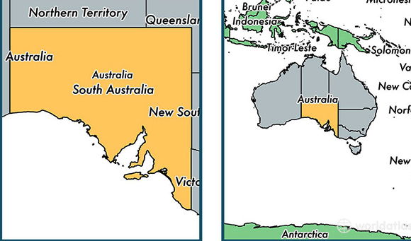 مناطق جنوب استرالیا